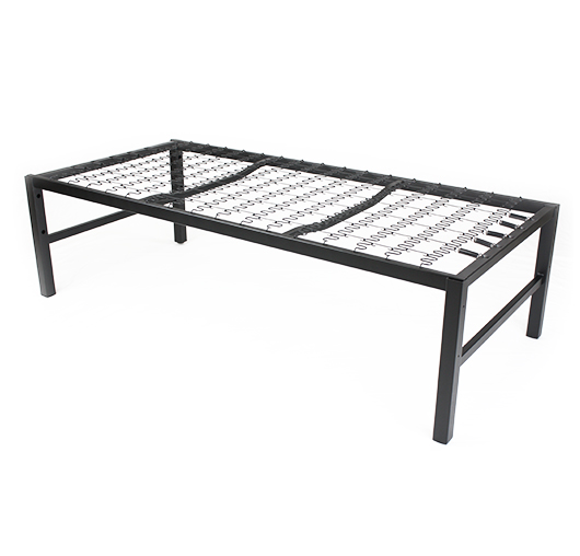 Deluxe Medical Camp Bed with Side Arms and IV Pole