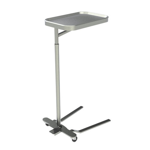 Mayo Instrument Stand with 13" x 19" Stainless Steel Tray