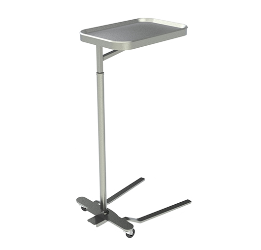 Mayo Instrument Stand with 16" x 21" Stainless Steel Tray