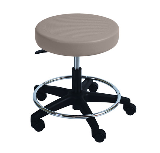 Ultra Comfort Stool with Foot Ring, Pneumatic Height Adjustment - UMF  Medical