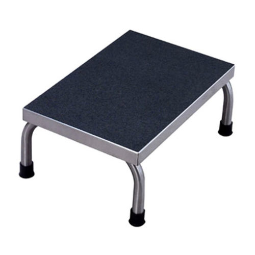 Stainless Steel Foot Stool W 18" x H 7.75" x D 12"