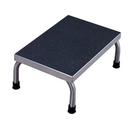 Heavy-Duty Stainless Steel Foot Stool - 12 X 18 - UMF Medical