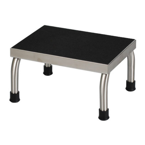 Stainless Steel Foot Stool W 14" x H 7.75" x D 10"