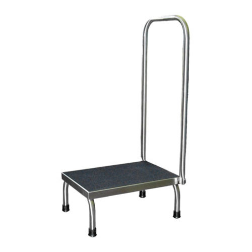 Stainless Steel Foot Stool W 14" x H 7.75" x D 10"