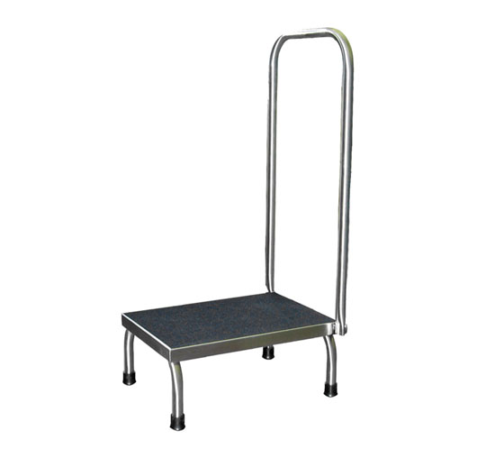 Stainless Steel Foot Stool W 14" x H 7.75" x D 10"