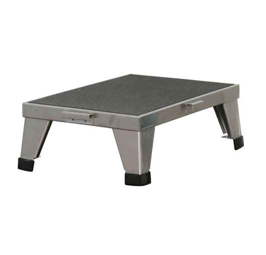 Stainless Steel Foot Stool W 18" x H 6" x D 12"