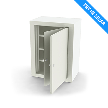 Double Lock Narcotic Cabinet